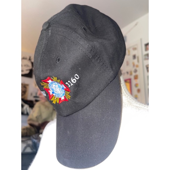Men’s Black VFW 1160 Velcro Strap Baseball Cap 🖤 - Picture 8 of 11